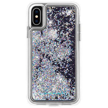 Case-Mate Waterfall Case for iPhone XS Max With Retail Packaging Pink And Silver