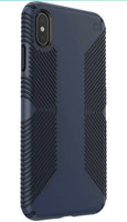 Speck Products Presidio Grip iPhone Xs Max Case, Eclipse Blue/Carbon Black(QTY=5)(R14)