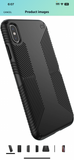 Speck Products Presidio Grip iPhone XS Max Case, Black/Black(QTY=5)(R14)
