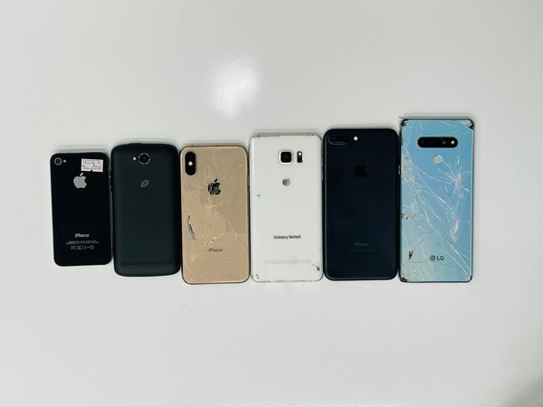 Lot#030 Salvage Phones Mixed LOT iPhone X/XS FOR PARTS OR REPAIR AS IS NO RETURN