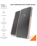 Gear4 Piccadilly Clear Case [ Protected by D3O ] Compatible with iPhone Xs Max - Rose Gold (QTY=10) (R15)