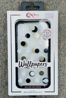 Case-Mate Wallpapers Black White Silver Dot Case for iPhone XS MAX(QTY=05)(R14)