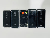 Lot #067 Salvage Phones 5 pc Mixed Lot FOR PARTS  OR REPAIR AS IS NO RETURN