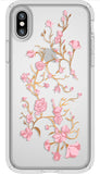 Speck Products Presidio Clear+Print Case for iPhone XS/iPhone X, Goldenblossoms Pink/Clear (QTY=10)(R15)